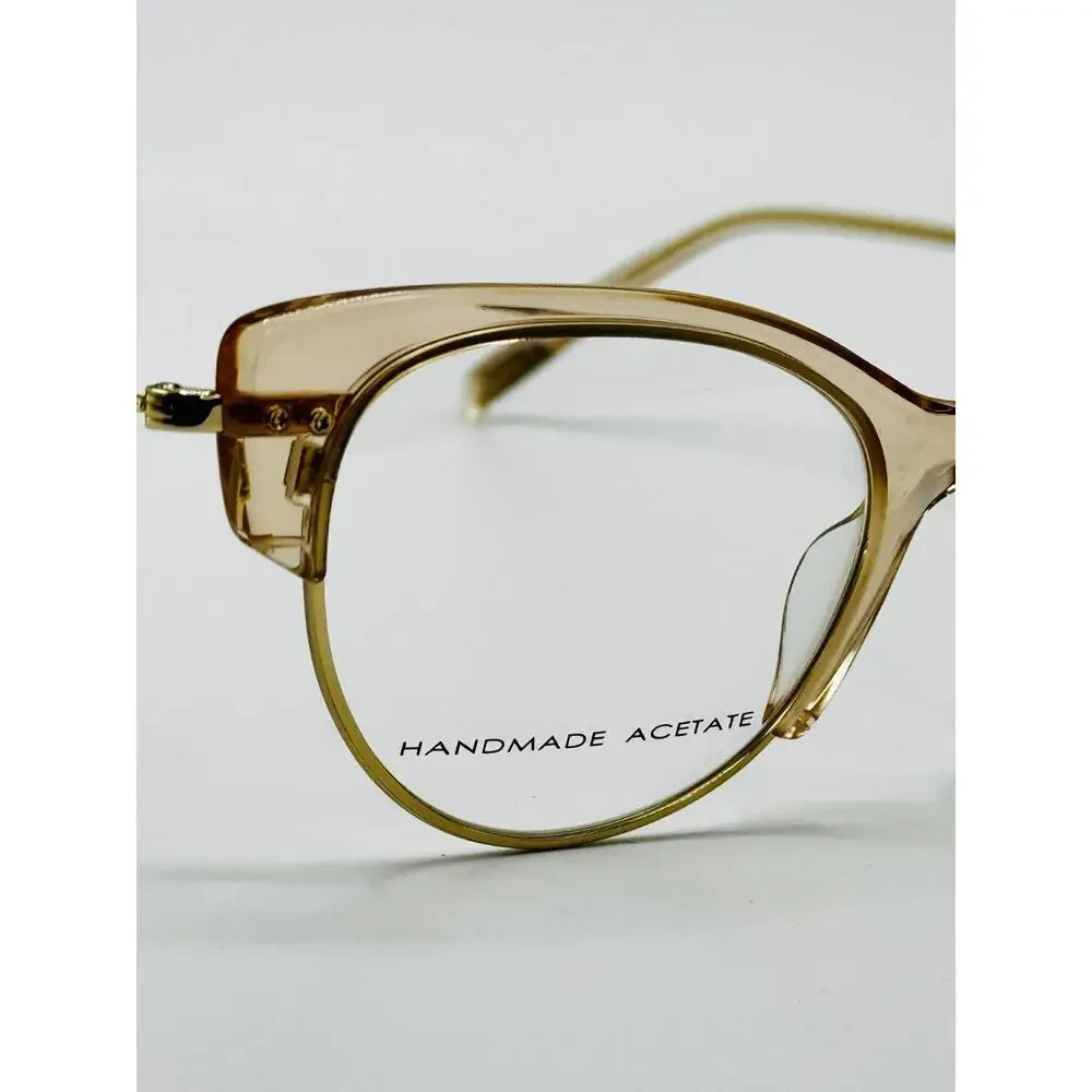 Morel 1880 Eyeglasses Frame Valere 60098M-PD12 Crystal Pink Cat Eye 52-19-145